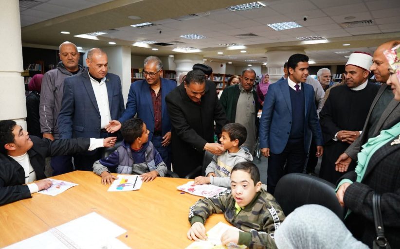 افتتاح ورشة رسم للأطفال من ذوي الهمم ضمن فعاليات العيد القومي لمطروح