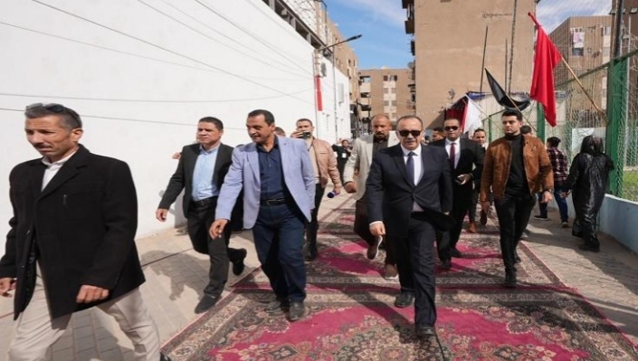 محافظ أسيوط يتفقد سير إعادة إجراءات انتخابات مجلس النواب بالدائرة الثالثة