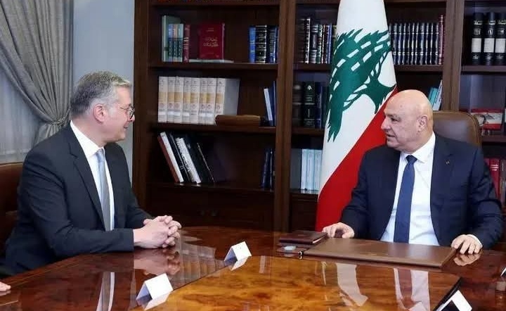 الرئيس اللبناني يبحث مع وزير البترول التعاون المشترك في مجال الغاز والطاقة