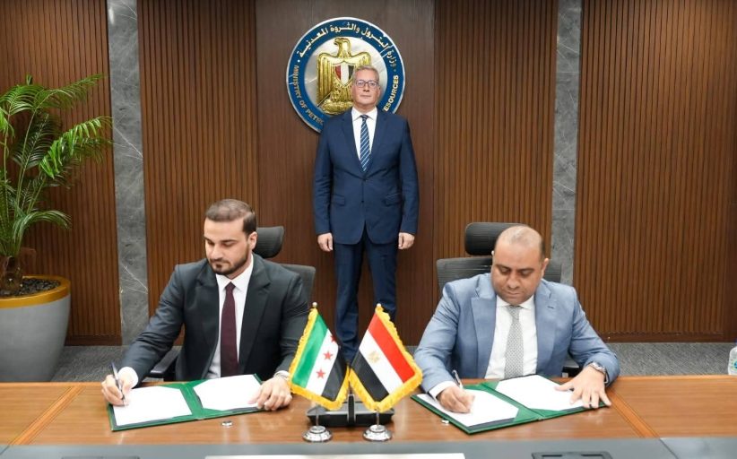 توقيع مذكرتي تفاهم بين وزارة البترول والطاقة السورية لتقديم الخبرات الفنية المصرية 