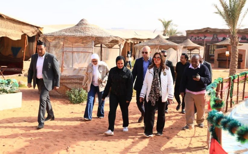 القائم بأعمال وزير البيئة في جولة تفقدية مفاجئة لمحمية الغابة المتحجرة