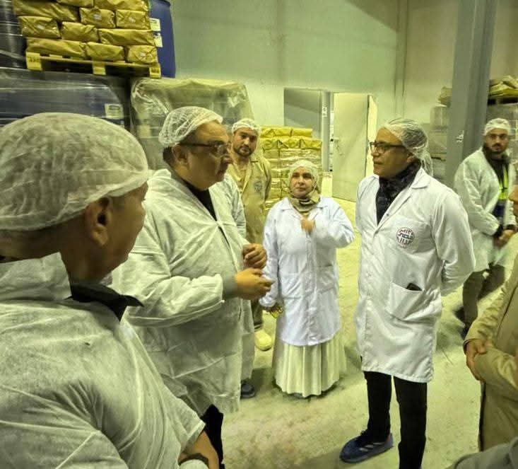 وزير قطاع الأعمال يتفقد مصانع 