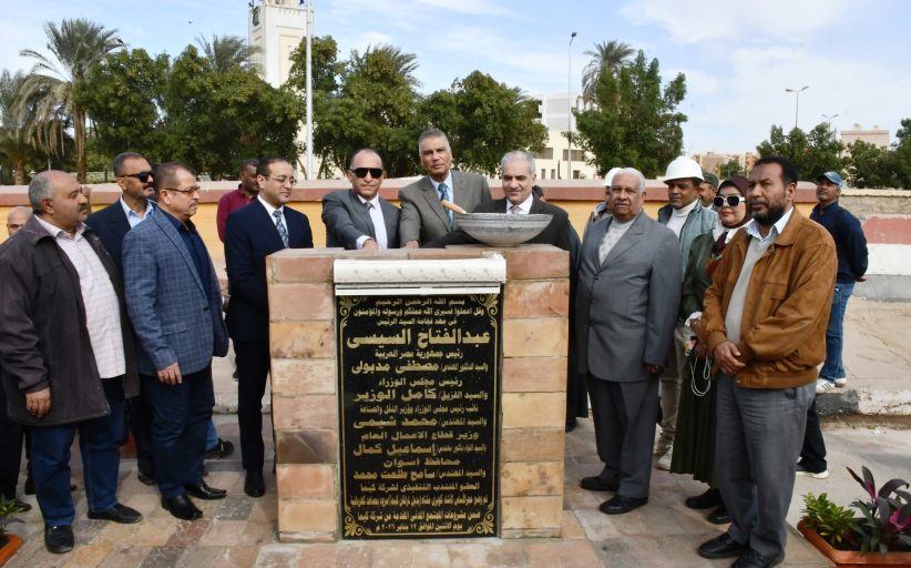 حجر الأساس لكوبري كيما للمشاة بأسوان خطوة حاسمة لحماية الأرواح وتحسين المرور