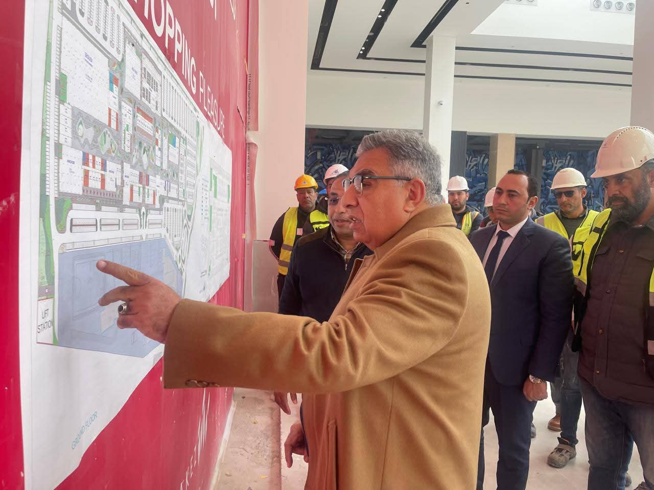 محافظ الدقهلية يتفقد المنطقة اللوجستية ويؤكد التزام الجدول الزمني للمشروع