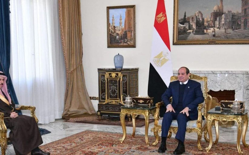الرئيس السيسي يلتقي وزير الخارجية السعودية لبحث القضايا الإقليمية ذات الاهتمام المشترك