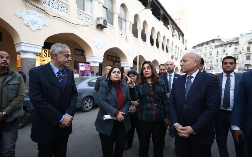 وزيرة التنمية تتفقد أعمال تطوير شارع إبراهيم بمنطقة الكوربة بمصر الجديدة
