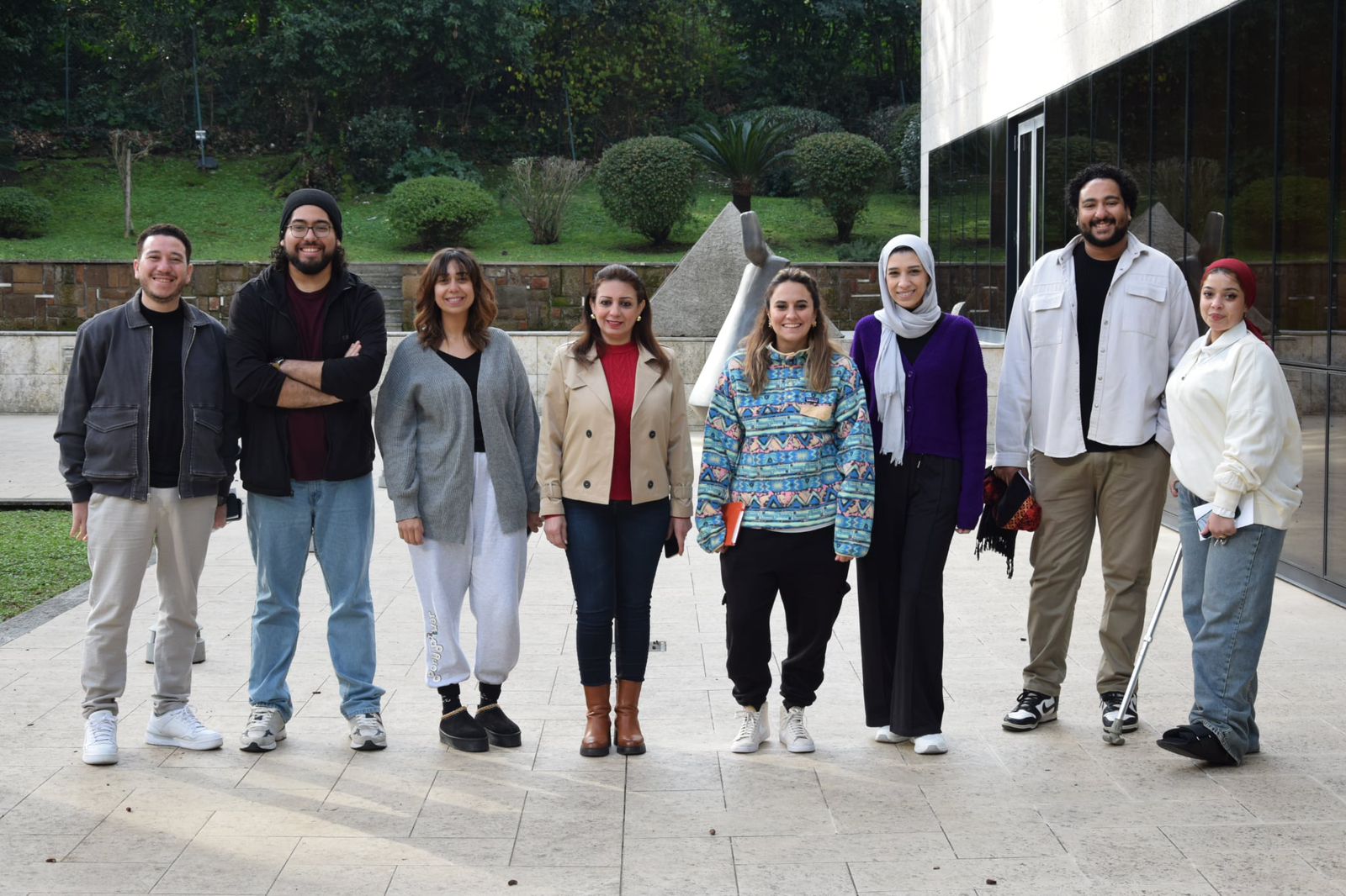 مديرة الأكاديمية المصرية للفنون بروما تستقبل الفائزين بجائزة الدولة للإبداع الفني