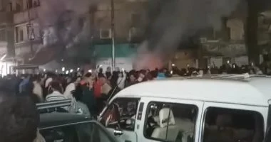 قبل امتدادها للعقار.. السيطرة على حريق داخل محل تجاري