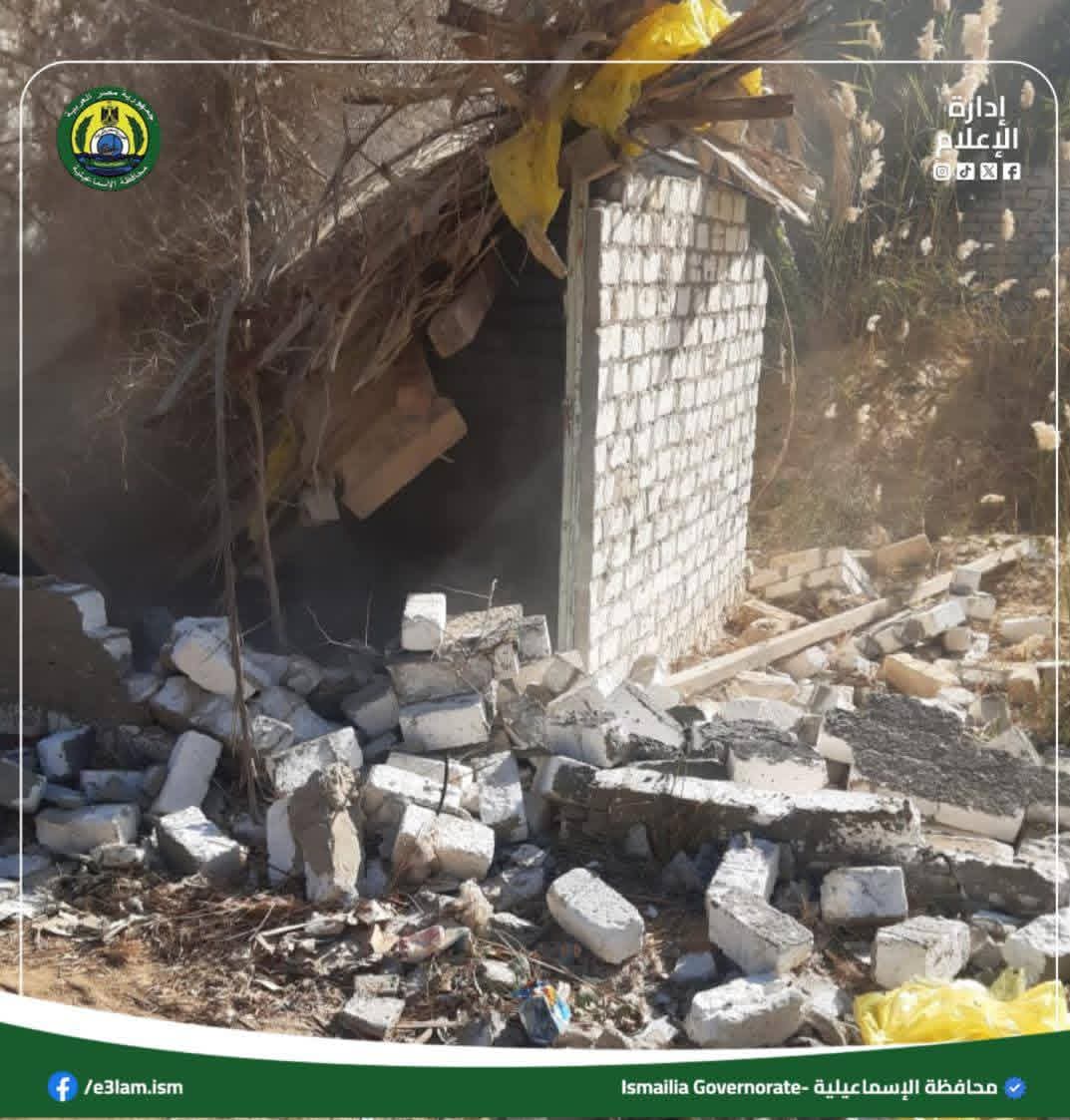 ضمن حملات حازمة.. إزالة تعديات على أراضي أملاك الدولة بفايد