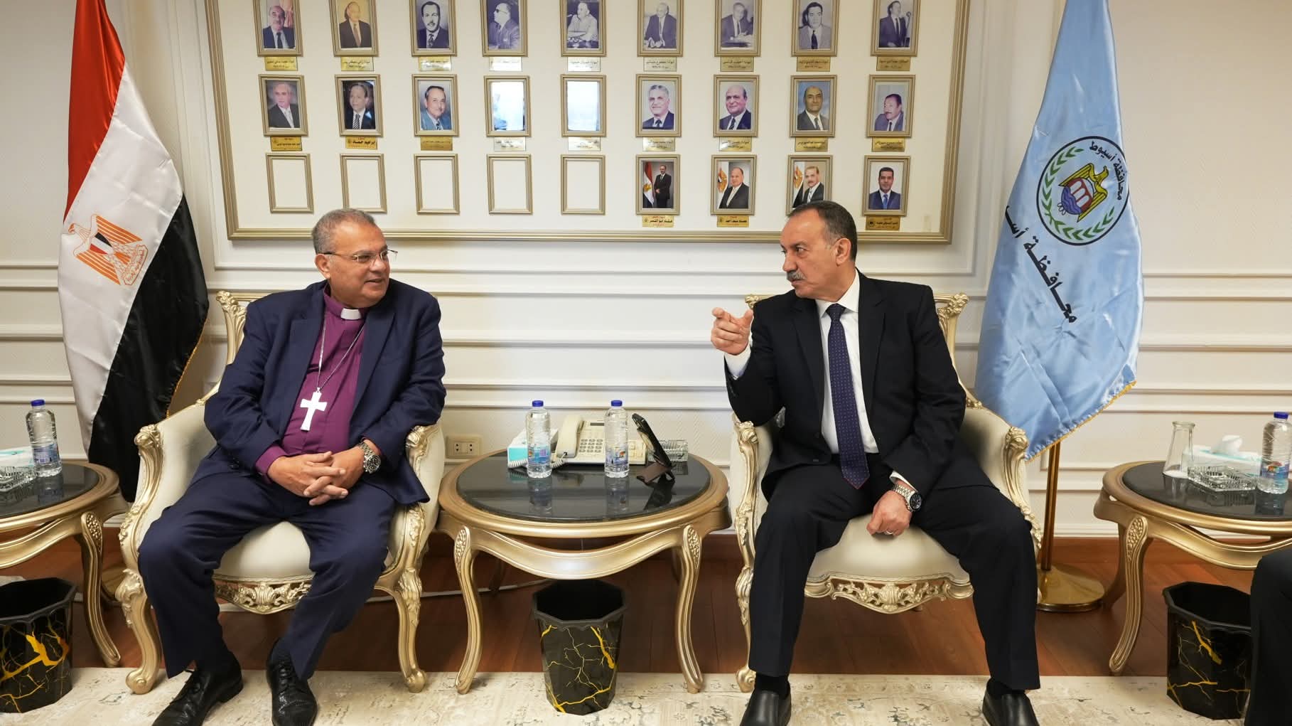 محافظ أسيوط يستقبل رئيس الطائفة الإنجيلية لتعزيز التعاون التنموي بالإقليم