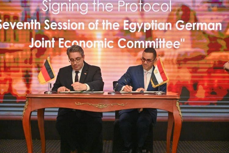 مصر وألمانيا توقعان محضر الاجتماع السابع للجنة الاقتصادية المشتركة