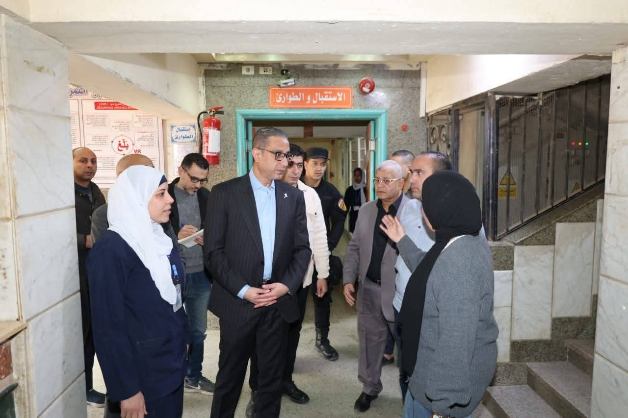 في أولى أيام الشهر المبارك.. محافظ الجيزة يتفقد مستشفى أبو النمرس