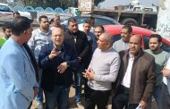 نائب محافظ الجيزة في جولة ميدانية ليتفقد قري منشأة فاضل وبرنشت وطهما لمتابعه الحالة العامة