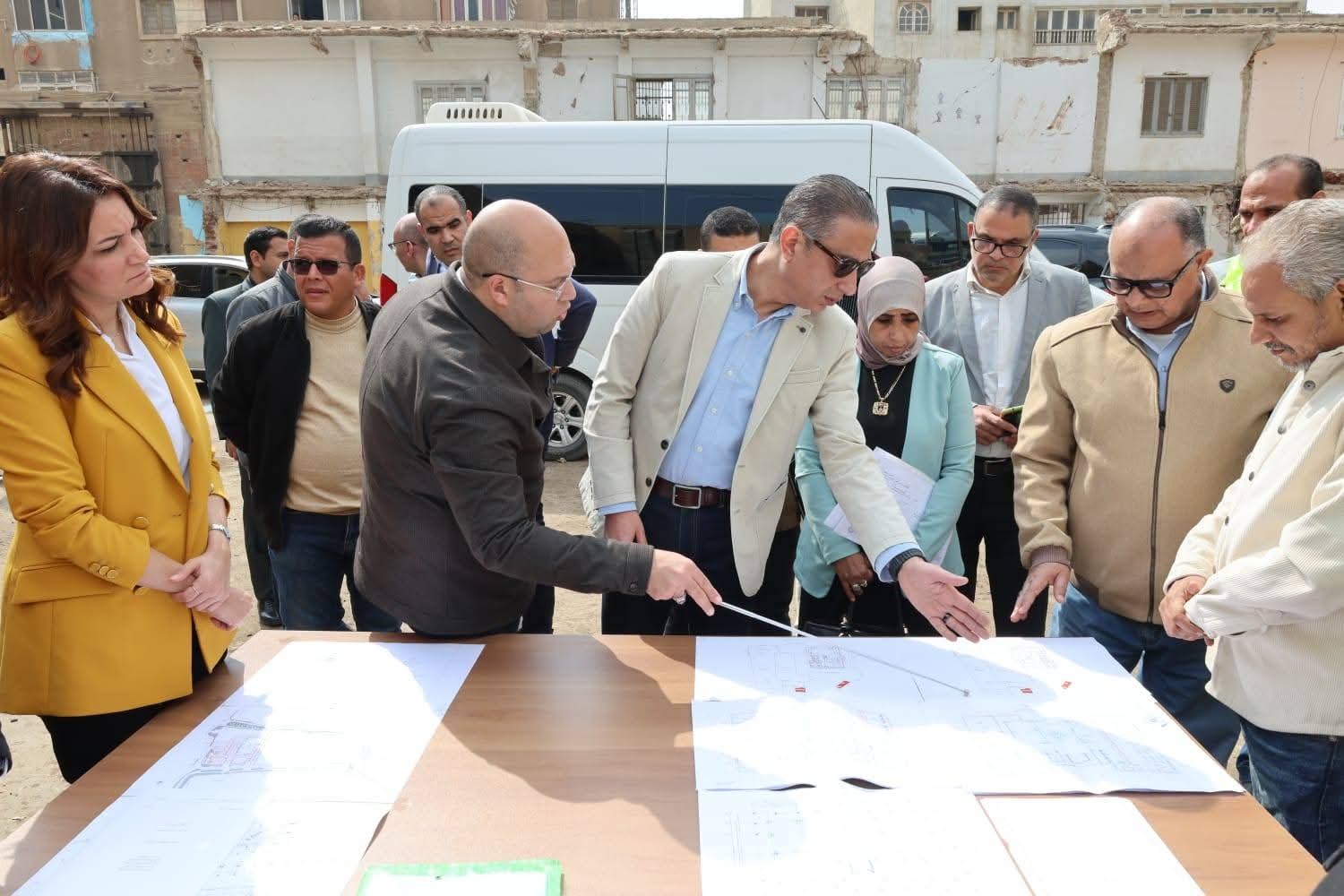 جولة تفقدية لمحافظ الجيزة في البدرشين لمتابعة انتظام العمل بالمركز التكنولوجي