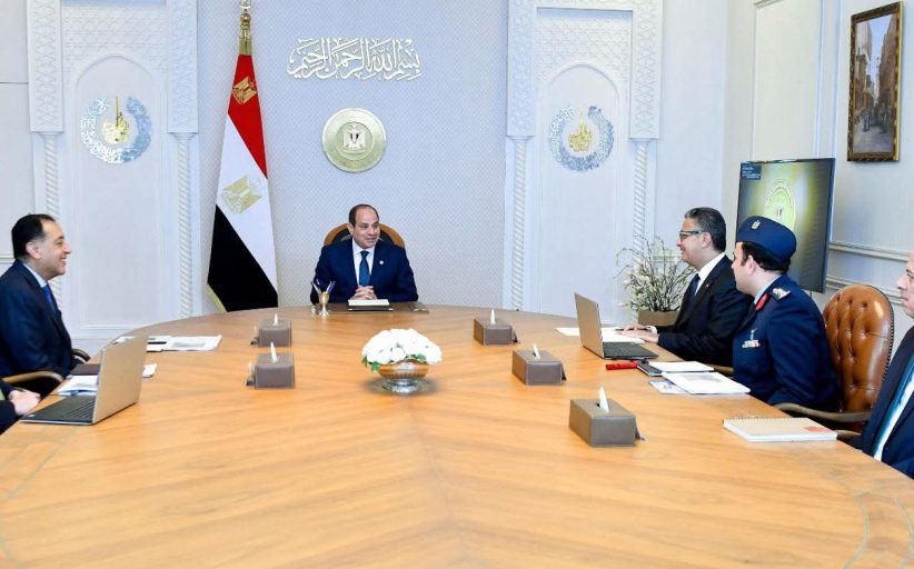 الرئيس السيسي يتابع موقف المخزون الاستراتيجي من السلع الغذائية الأساسية