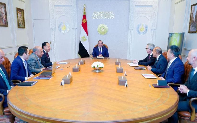 الرئيس السيسي يبحت مع رئيسي شركتي سكاتك وإنفجين تعزيز التعاون المشترك في مجالات الطاقة المتجددة
