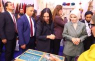 وزيرة التضامن ونظيرتها التركية تشيدان بالحرف اليدوية في معرض 