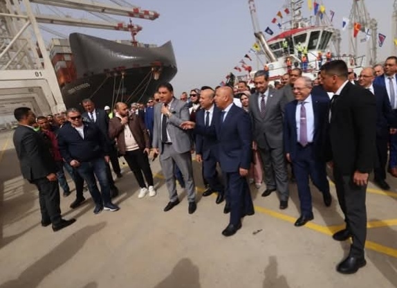 نقلة نوعية في ميناء دمياط مع انطلاق أكبر محطة حاويات