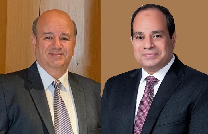 يهنئ لفخامة الرئيس  عبد الفتاح السيسي
