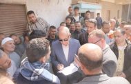 محافظ المنيا فى جولة ميدانية موسعة لمتابعة الحالة العامة وتفقد موقع المدرسة الجديدة بملوي