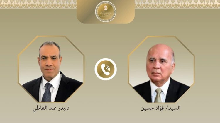 وزير الخارجية يبحث مع نظيره العراقي سبل خفض التصعيد الإقليمي 