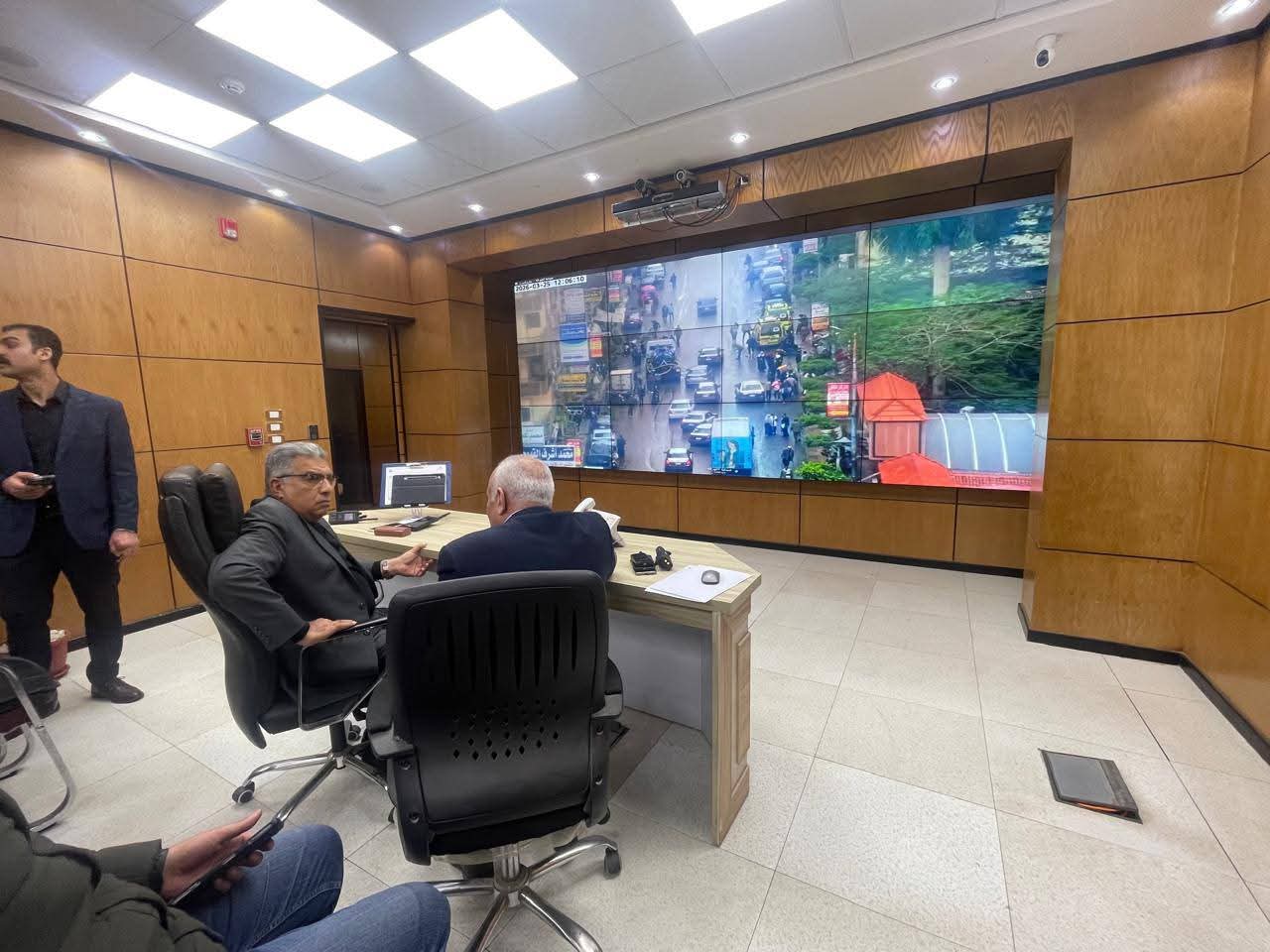 متابعة لحظية من مركز السيطرة لمواجهة تجمعات الأمطار بالدقهلية