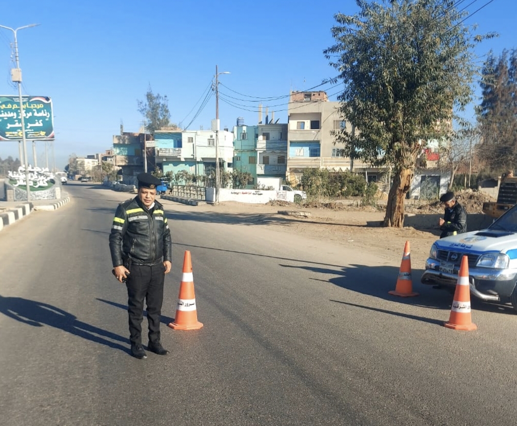 مرور كفر صقر يكثف حملاته المروية لضبط مركبات التوكتوك وسحب تراخيص المخالفين