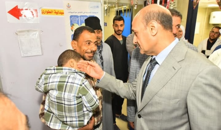 محافظ أسيوط يتفقد مستشفى حميات الشامية