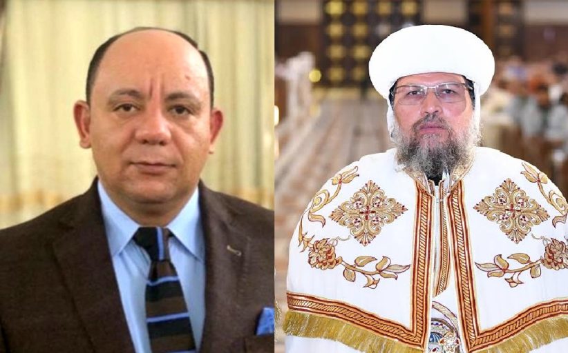 تهنئة من رجل الاعمال صفوت عبده نصيف للانبا بقطر اسقف ديرمواس ودلجا المنيا بمناسبة عيد القيامة المجيد