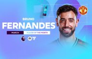 برونو فيرنانديز يتألق ويحصد جائزة لاعب الشهر ويعادل رونالدو