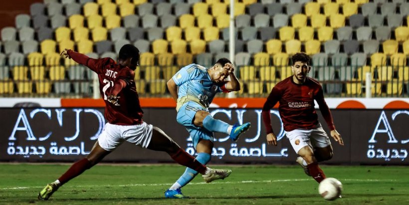 قرار نهائي ينهي أزمة لقطة مثيرة في مباراة الأهلي وسيراميكا