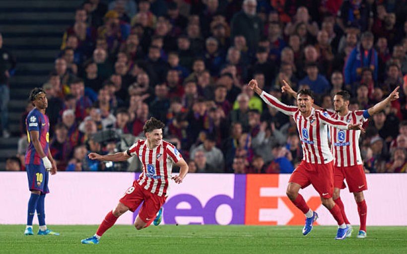 أتلتيكو مدريد يكتب التاريخ ويهزم برشلونة على أرضه بعد عقدتين