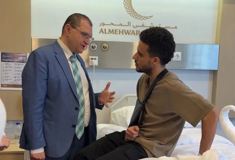 جراحة ناجحة لمصطفى فتحي بعد إصابة قوية في ودية بيراميدز