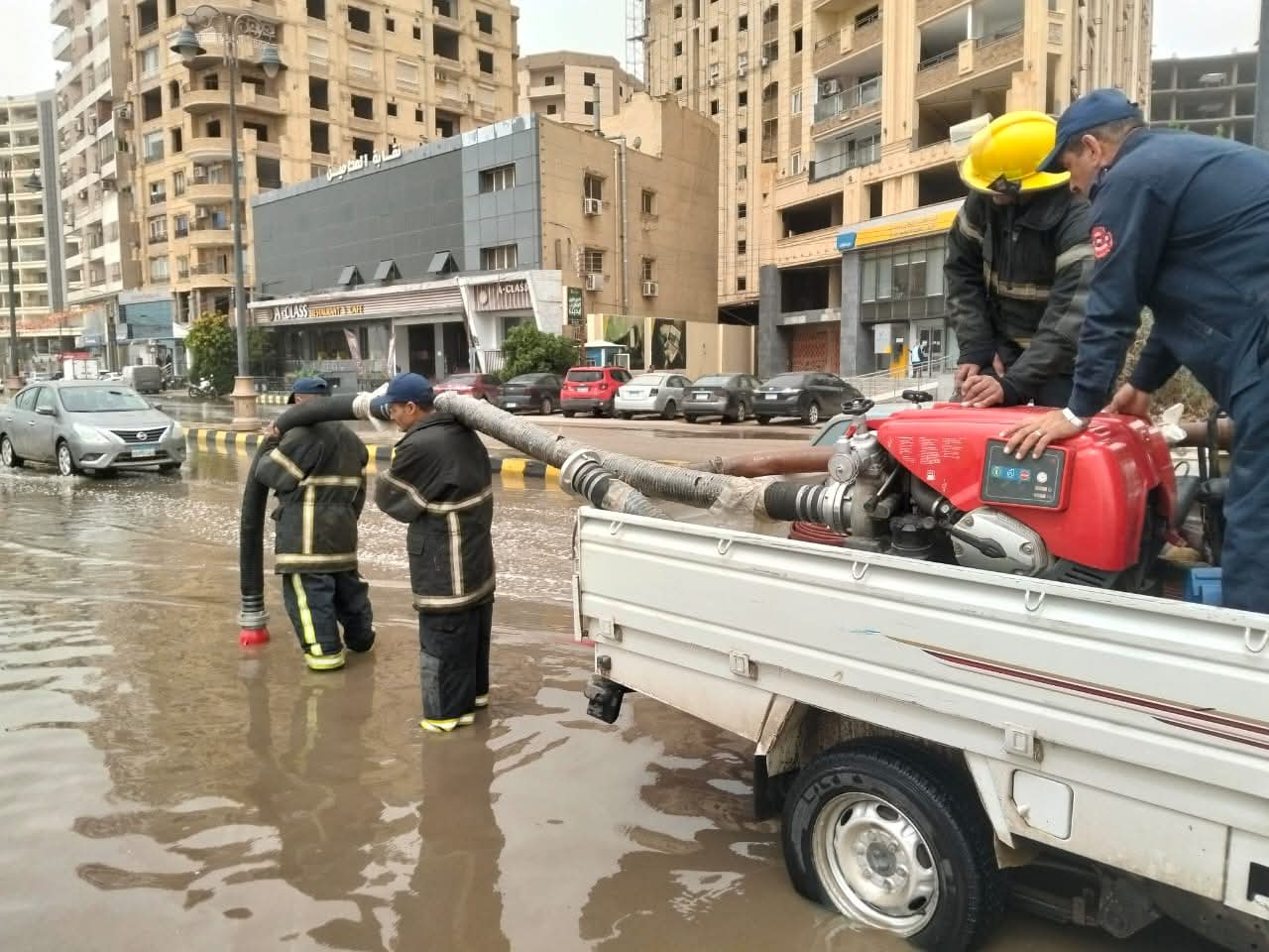 جهود مكثفة للحماية المدنية ببني سويف لمواجهة تداعيات تقلبات الطقس