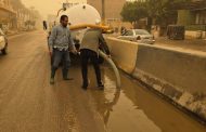 محافظ الجيزة في جولة ميدانية موسعة لمتابعة جهود شفط مياه الأمطار لتسهيل حركة سير المواطنين 