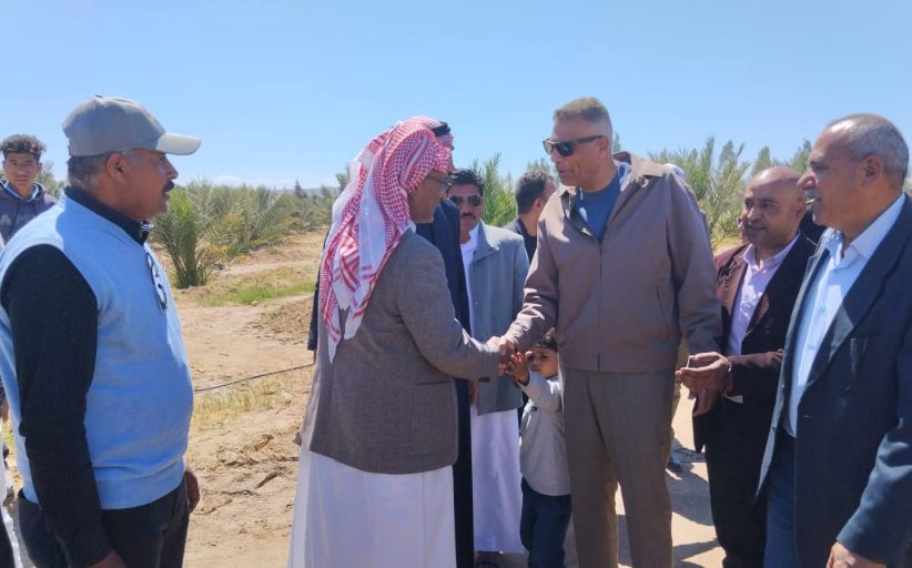 محافظ جنوب سيناء يتابع حصاد 