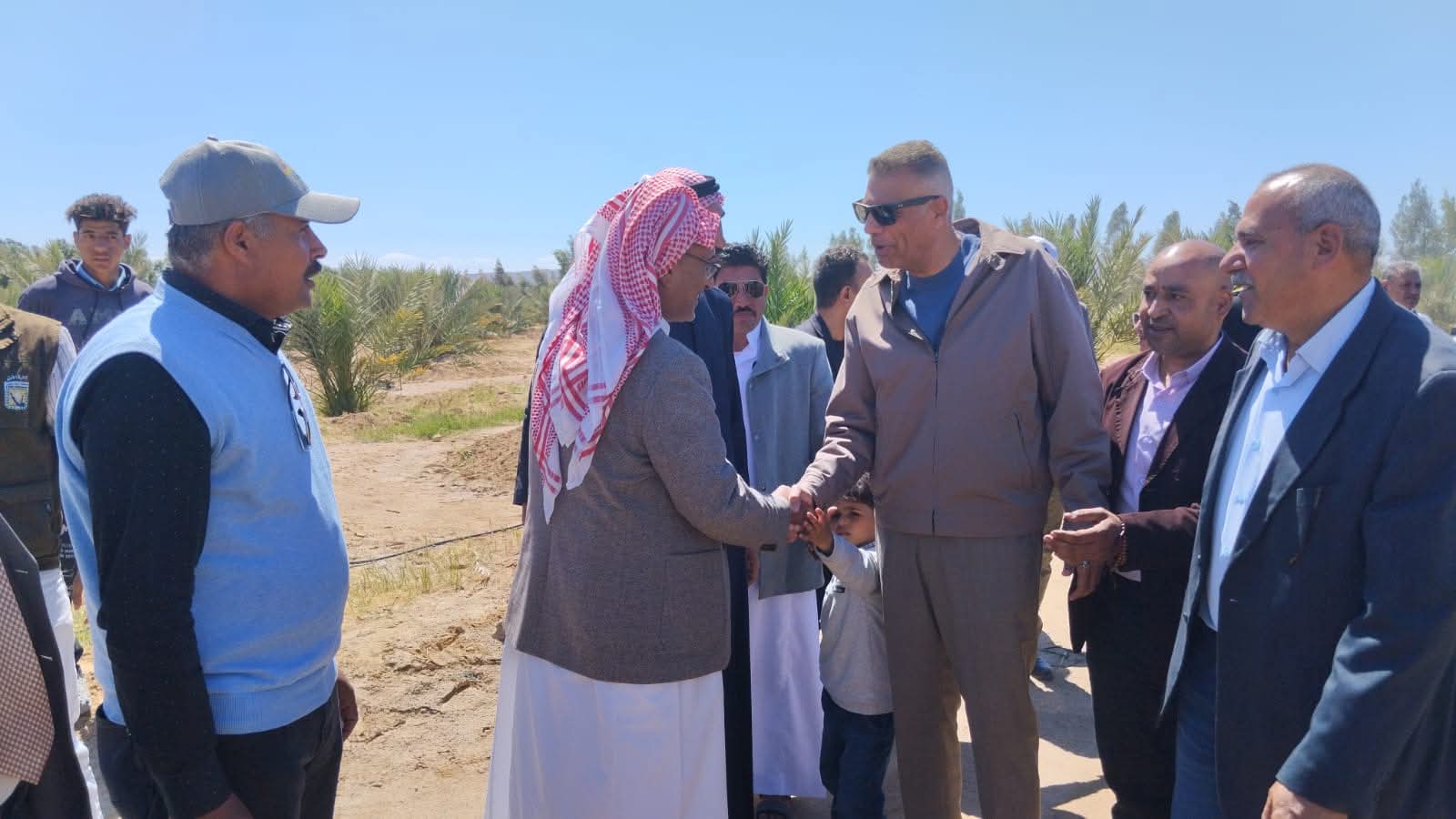 محافظ جنوب سيناء يتابع حصاد 