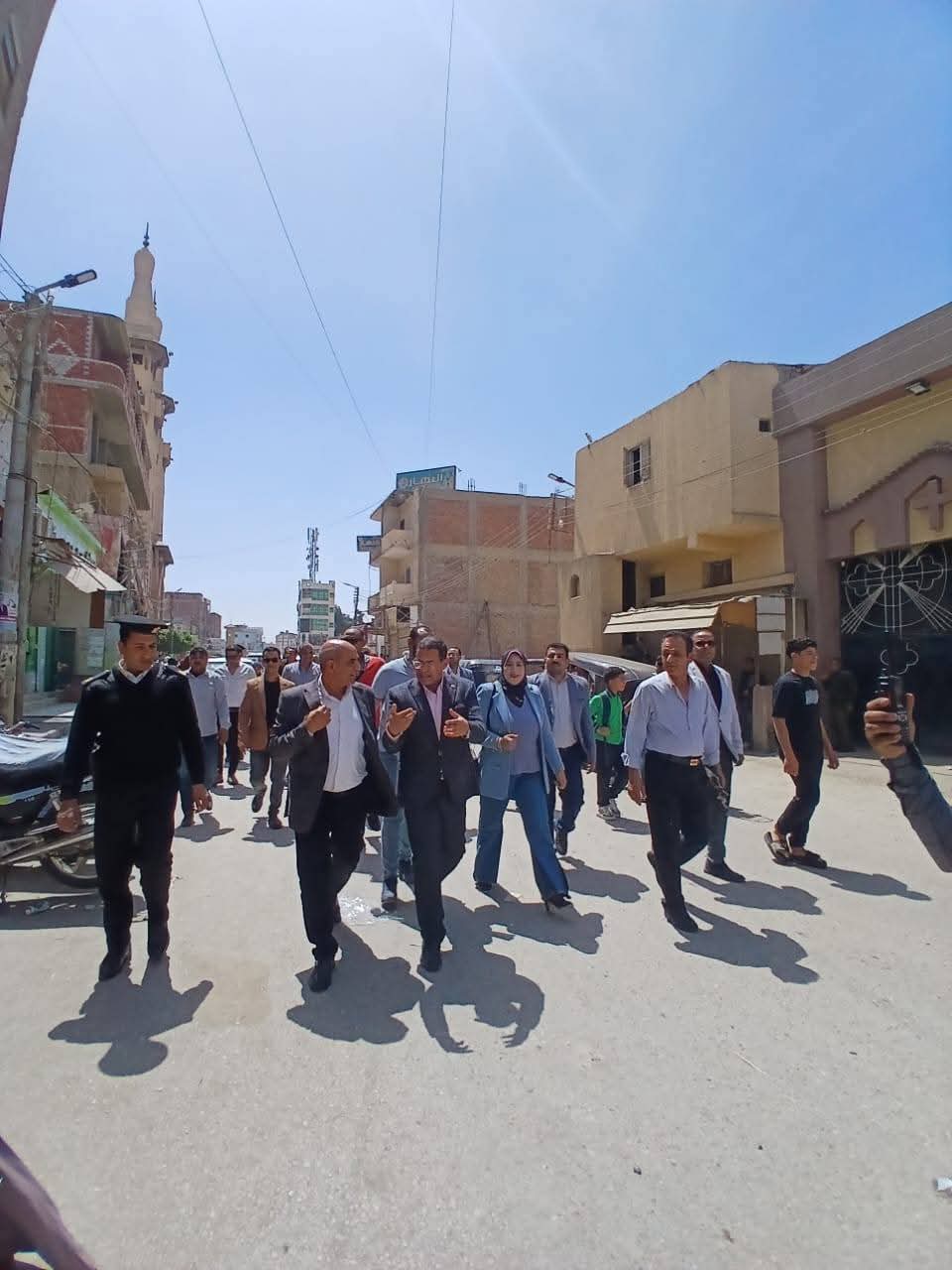 سكرتير عام مساعد الفيوم يتفقد المحال التجارية وصوامع القمح بطامية