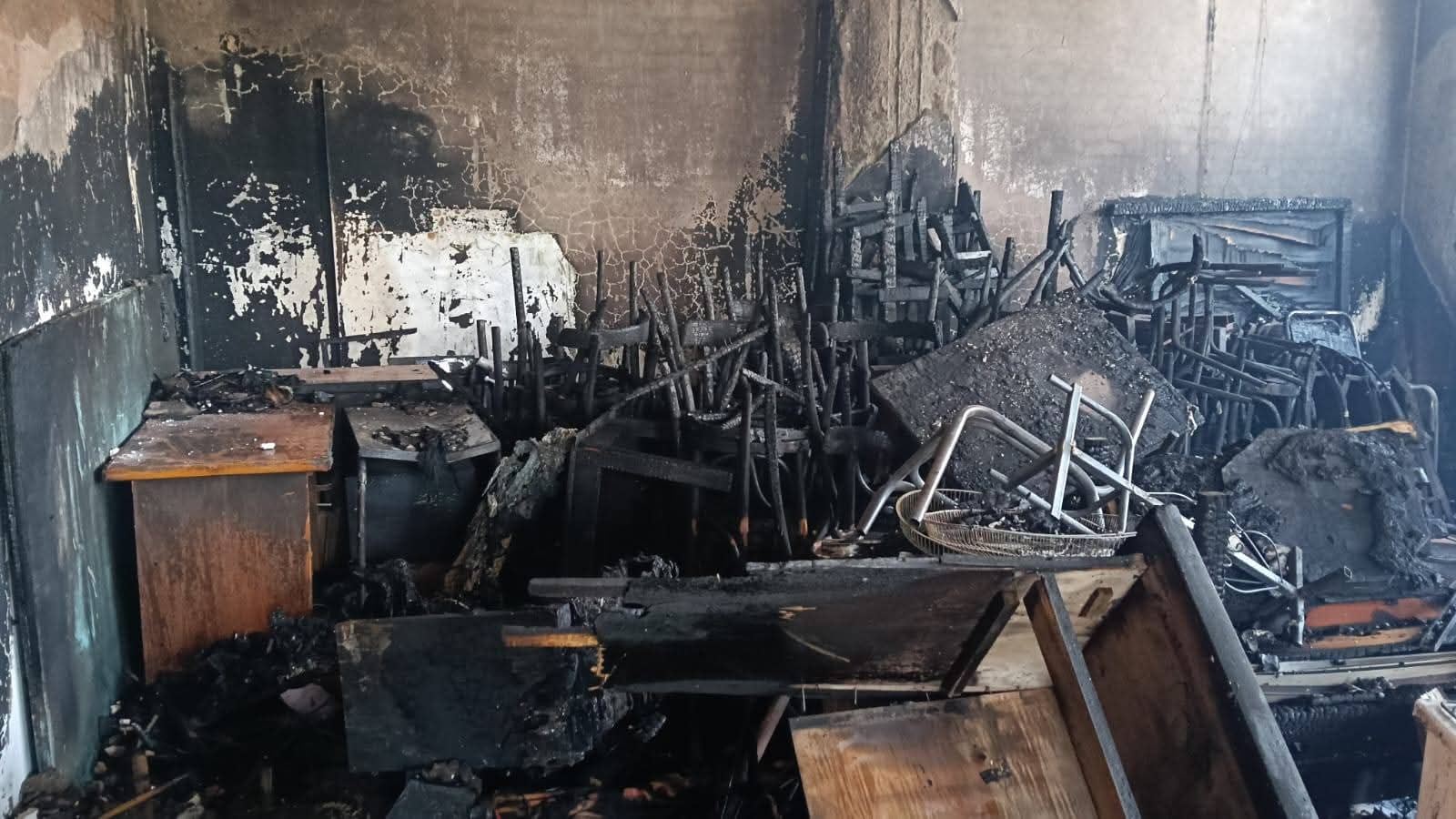 إخماد حريق داخل مقر جمعية أهلية بالإسماعيلية دون إصابات