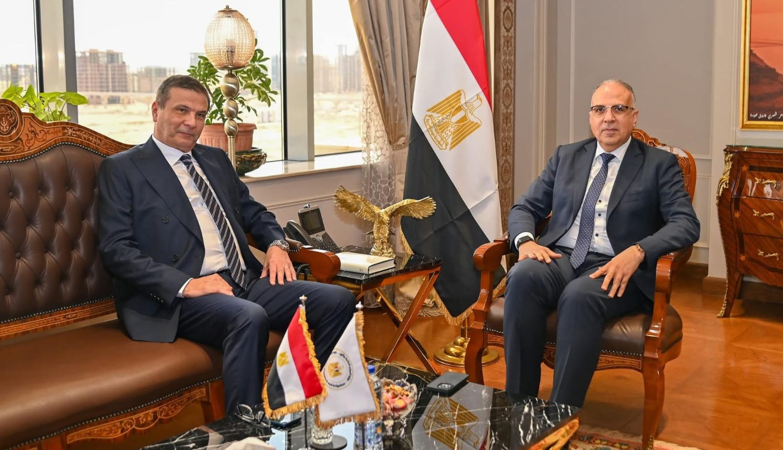 الري والزراعة يبحثان جاهزية موسم الصيف وتعظيم الاستفادة من الموارد المائية