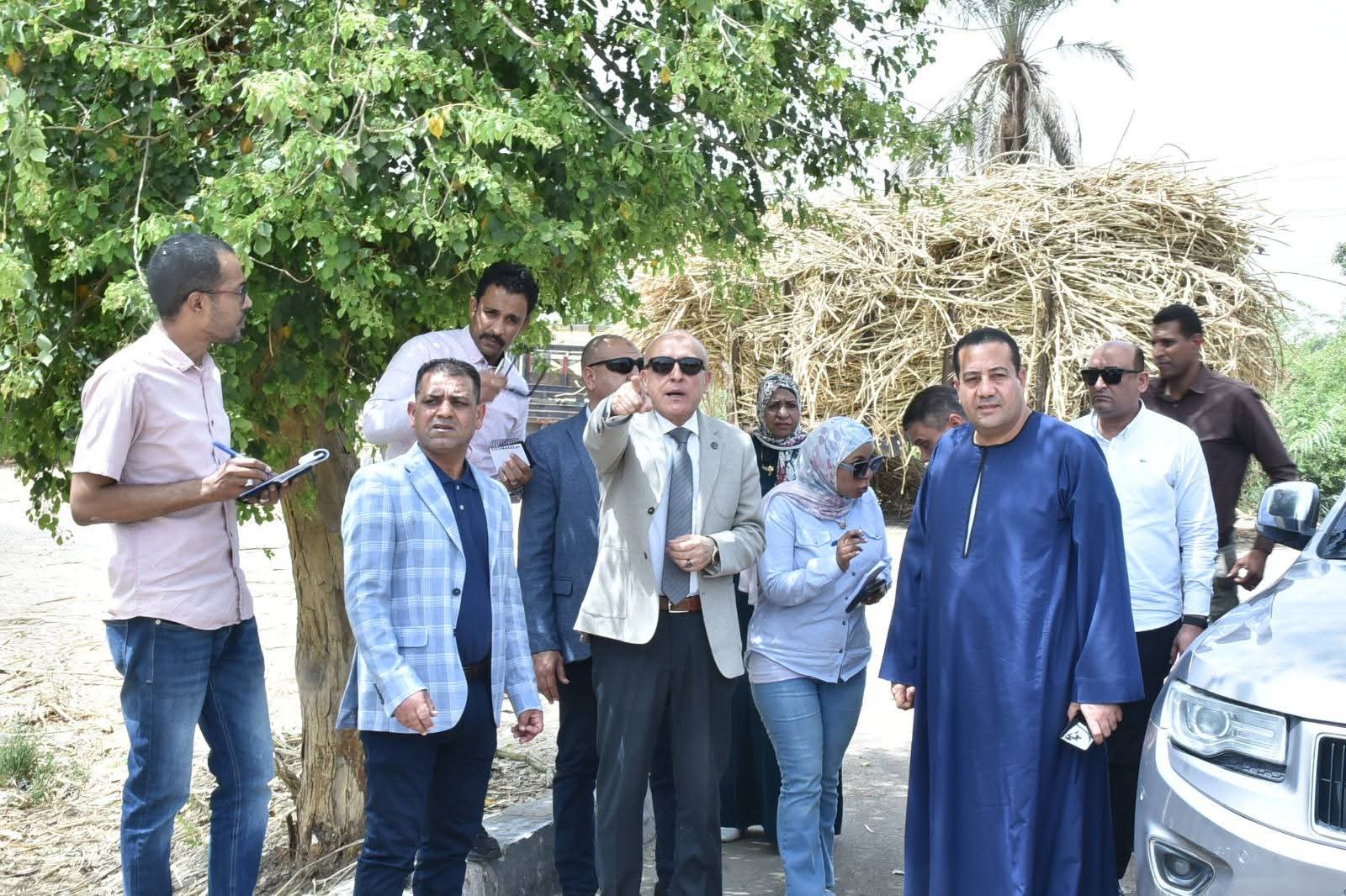 جولة ميدانية بأرمنت لمتابعة مشروعات التطوير وتوجيهات بالإسراع في التنفيذ