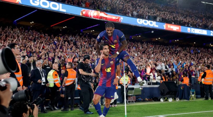 برشلونة يحسم لقب الليجا بفوز ناري على ريال مدريد في الكلاسيكو التاريخي
