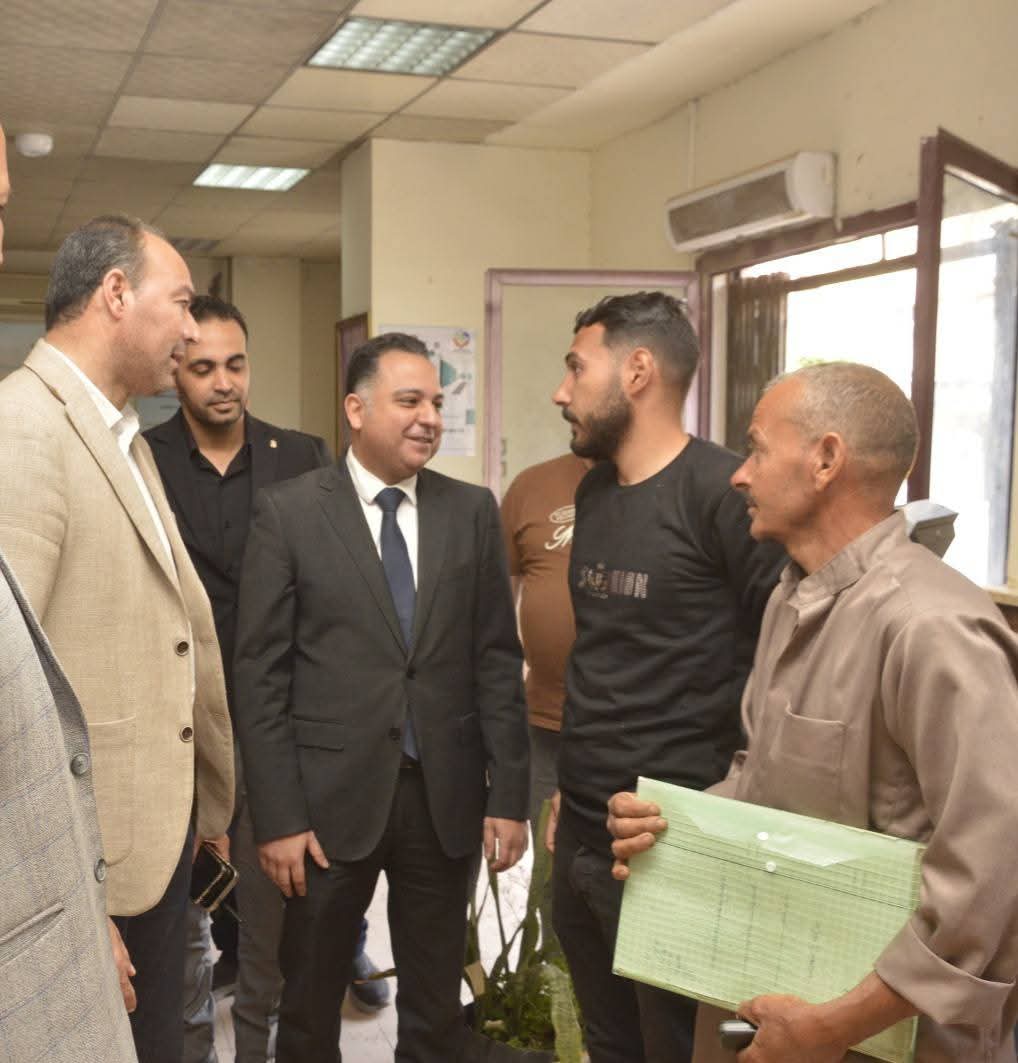 نائب محافظ البحيرة يتابع انتظام العمل بالمركز التكنولوجي بشبراخيت