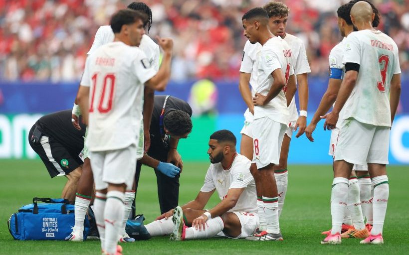 انتكاسة للمغرب.. إصابة صيباري تغير حسابات أسود الأطلس
