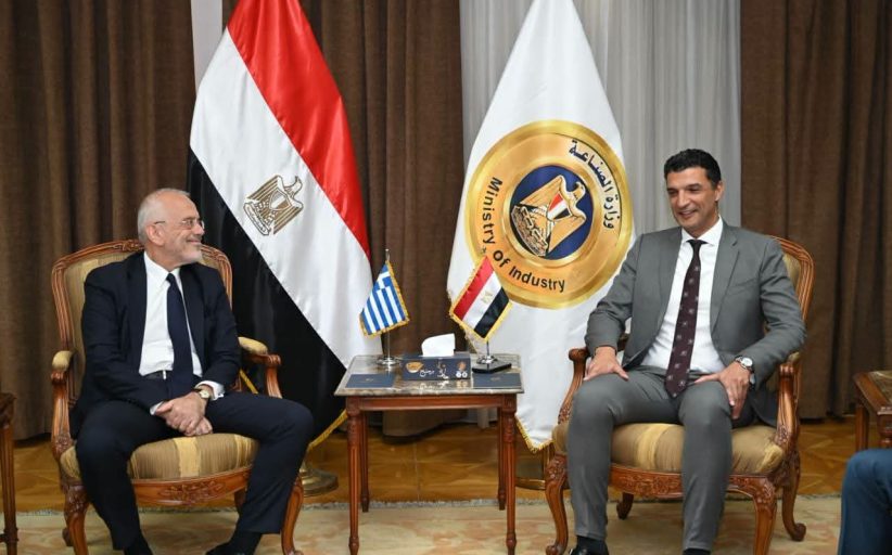 وزير الصناعة يفتح بوابة جديدة للاستثمارات اليونانية و مركز إقليمي للتصنيع والتصدير