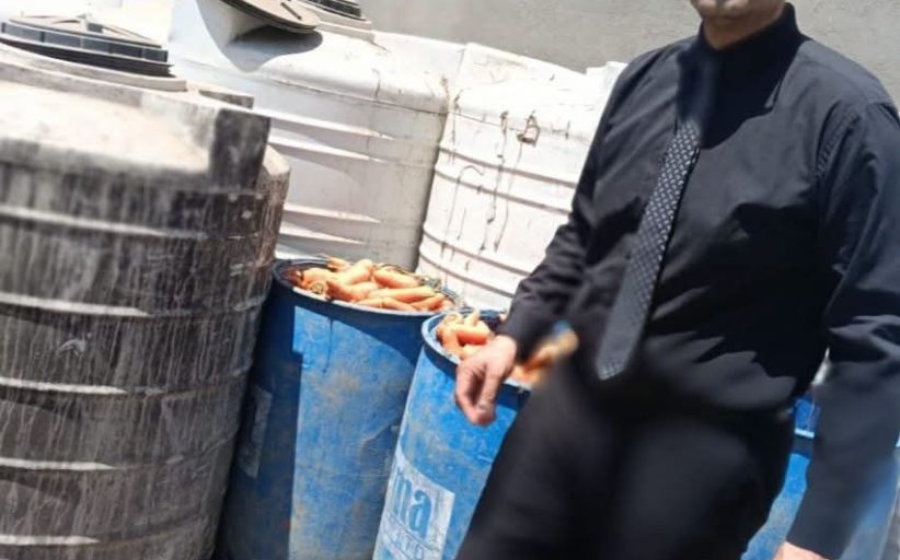 ضبط طنين من المخللات الفاسدة داخل منشأة غير مرخصة بأولاد صقر بالشرقية