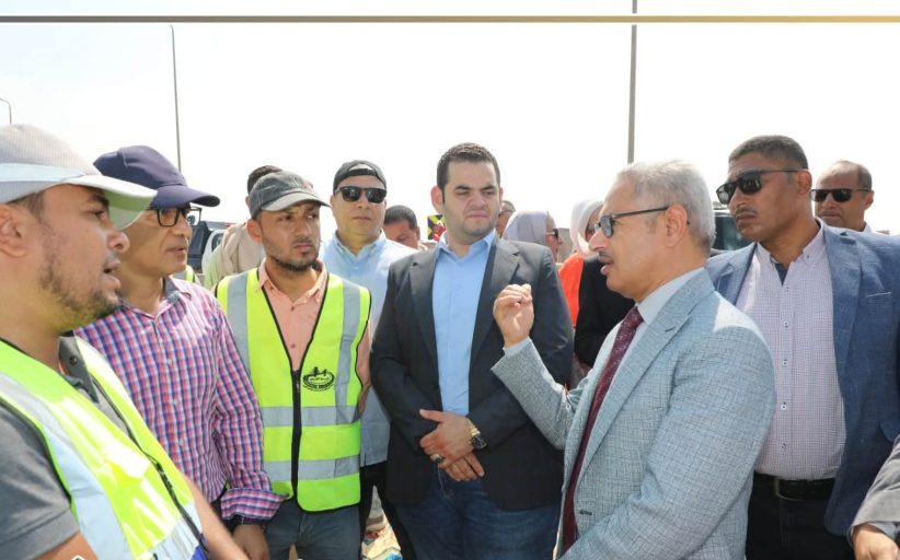 محافظ بني سويف يتابع مشروعات الكباري بالواسطى ويوجه بتسريع تنفيذ كوبري الميمون