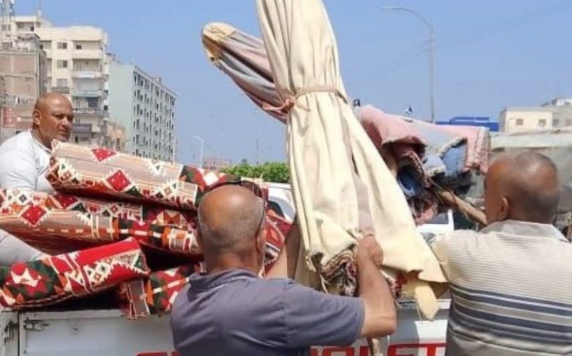 تنفيذ حملات موسعة لإزالة الإشغالات بمراكز الشرقية وإعادة الانضباط للشوارع