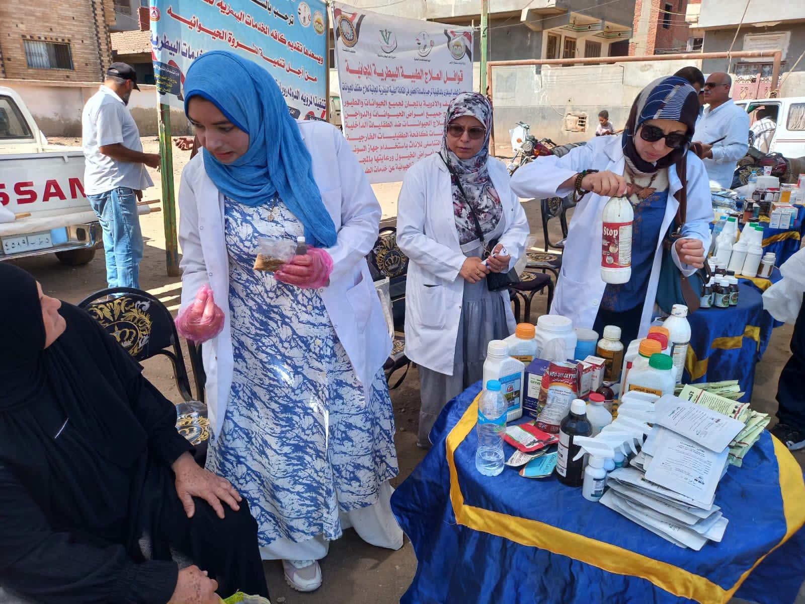 محافظ الدقهلية: تقديم خدمات علاجية ووقائية لـ1150 رأس ماشية و4000 طائر خلال قافلة بيطرية بمنية النصر