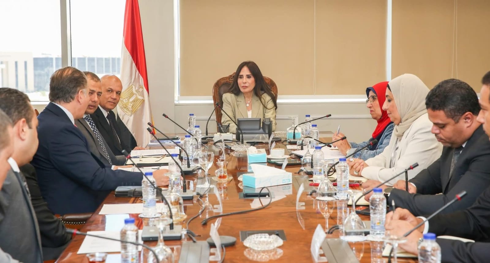 وزيرة الإسكان تبحث مع شركة ألمانية توسيع التعاون في مشروعات مياه الشرب والصرف الصحي ونقل التكنولوجيا